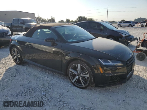 2023 Audi TT Roadster with VIN TRUTECFV5P1005594, listed as a Copart auction lot 77174604 with 14,335 mi miles and Salvage title. Bid and sale history available at DreamBid. Image 4.