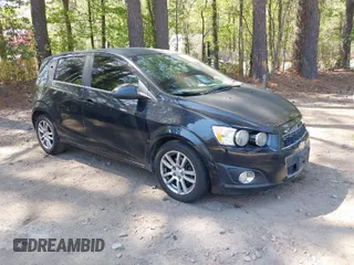 2013 Chevrolet Sonic LT with VIN 1G1JC6SG5D4181242, listed as a IAAI auction lot 42082724 with 184,463 mi miles. Bid and sale history available at carsss.com. Image 1.