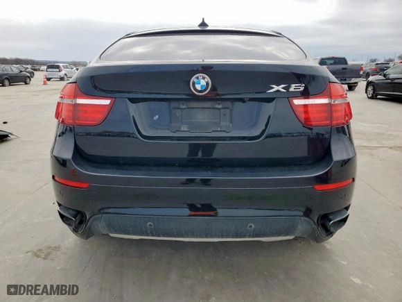2014 BMW X6 50i with VIN 5UXFG8C52EL592419, listed as a Copart auction lot 44024455 with 97,494 mi miles and Clean Title. Bid and sale history available at carsss.com. Image 6.