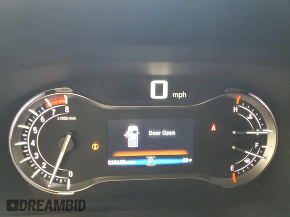2019 Honda Ridgeline RTL with VIN 5FPYK3F52KB035040, listed as a Copart auction lot 58438815 with 35,635 mi miles and Salvage title. Bid and sale history available at DreamBid. Image 9.