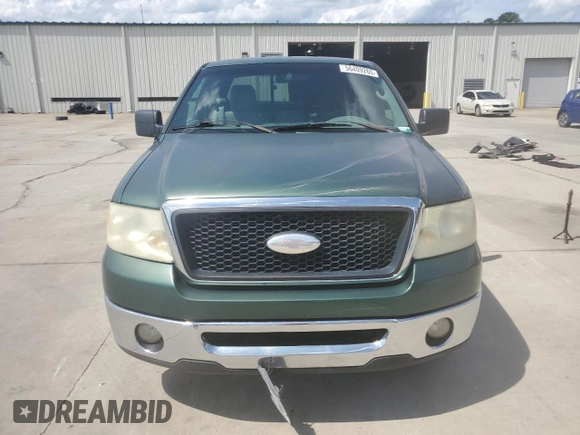2007 Ford F-150 XL with VIN 1FTPX12V17FA62443, listed as a Copart auction lot 56409265 with 154,733 mi miles and Salvage title. Bid and sale history available at DreamBid. Image 5.