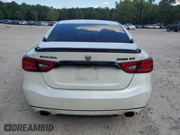 2018 Nissan Maxima SR with VIN 1N4AA6AP7JC395039, listed as a Copart auction lot 67425794 with 121,188 mi miles and Salvage Title. Bid and sale history available at carsss.com. Image 6.