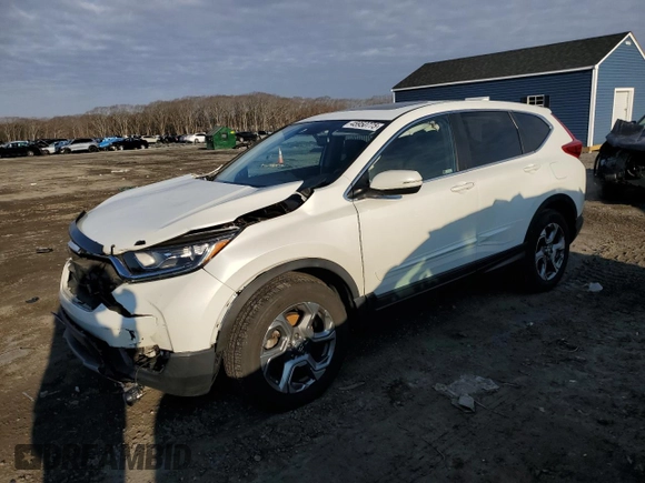 2018 Honda CR-V EX-L with VIN 2HKRW2H88JH662215, listed as a Copart auction lot 45950775 with 81,958 mi miles and Salvage Title. Bid and sale history available at carsss.com. Image 1.