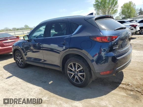 2018 Mazda CX-5 Grand Touring with VIN JM3KFADM7J0377315, listed as a Copart auction lot 53335185 with 68,462 mi miles and Salvage title. Bid and sale history available at DreamBid. Image 2.