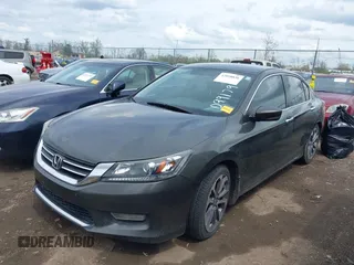 2013 Honda Accord Sport with VIN 1HGCR2F54DA099179, listed as a IAAI auction lot 42058836 with 201,492 mi miles and . Bid and sale history available at DreamBid. Image 2.