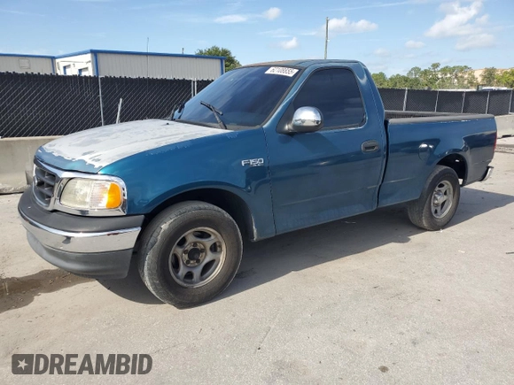 2000 Ford F-150 XL z VIN 3FTZF172XYMA81391, wystawiony jako Copart lot #62108855 z przebiegiem Nie podano mil oraz Szkoda całkowita • Salvage title. Historia ofert i sprzedaży dostępna na DreamBid. Obrazek 1.