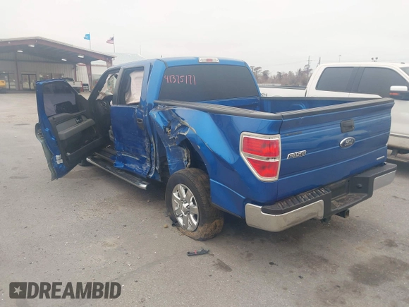 2014 Ford F-150 XL with VIN 1FTEW1CM1EKG07514, listed as a IAAI auction lot 41375171 with 217,758 mi miles. Bid and sale history available at carsss.com. Image 3.