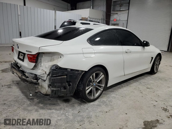 2015 BMW 4 Series 428i xDrive с VIN WBA3N5C5XFK198616, выставлен на аукционе Copart как лот 46233195 с пробегом 78 658 миль миль и Списание • Salvage title. История ставок и продаж доступна на DreamBid. Изображение 3.