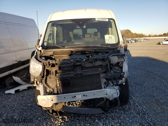 2017 Ford Transit Wagon XL with VIN 1FBAX2CM9HKB17056, listed as a Copart auction lot 47805905 with 0 mi miles and Salvage Title. Bid and sale history available at carsss.com. Image 5.