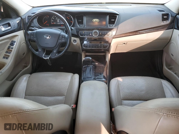 2014 Kia Cadenza Premium with VIN KNALN4D70E5144622, listed as a Copart auction lot 82296494 with 150,352 mi miles and Salvage Title. Bid and sale history available at carsss.com. Image 8.