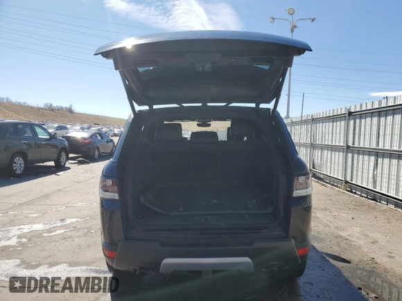 2017 Land Rover Range Rover Sport HSE with VIN SALWR2FV0HA133127, listed as a Copart auction lot 47889905 with 72,860 mi miles and Salvage Title. Bid and sale history available at carsss.com. Image 6.