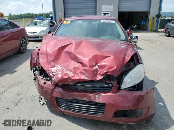 2011 Chevrolet Impala LT Fleet with VIN 2G1WG5EK1B1296529, listed as a Copart auction lot 63859995 with Not provided miles and Salvage title. Bid and sale history available at DreamBid. Image 5.