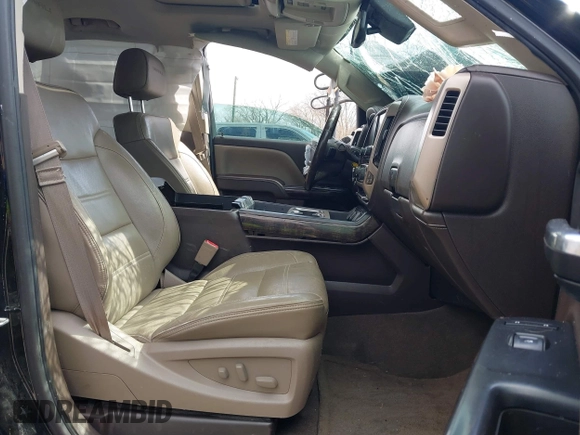 2015 GMC Sierra 2500HD available WiFi Denali with VIN 1GT120E89FF668110, listed as a IAAI auction lot 41805520 with 1 mi miles. Bid and sale history available at carsss.com. Image 5.