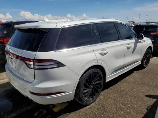 2021 Lincoln Aviator Reserve with VIN 5LM5J7WCXMGL14290, listed as a Copart auction lot 73789144 with 0 mi miles and Non Repairable. Bid and sale history available at carsss.com. Image 3.