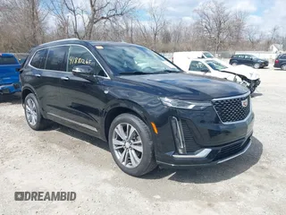 2020 Cadillac XT6 AWD Premium Luxury with VIN 1GYKPDRS0LZ140995, listed as a IAAI auction lot 41881265 with 46,375 mi miles and . Bid and sale history available at DreamBid. Image 1.