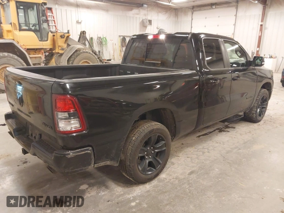 2022 Ram 1500 Big Horn with VIN 1C6SRFBT2NN134857, listed as a IAAI auction lot 41865906 with 82,496 mi miles and . Bid and sale history available at DreamBid. Image 4.