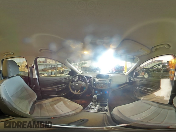 2017 Ford Escape S with VIN 1FMCU0F77HUA21014, listed as a Copart auction lot 58357195 with 46,722 mi miles and Salvage title. Bid and sale history available at DreamBid. Image 15.
