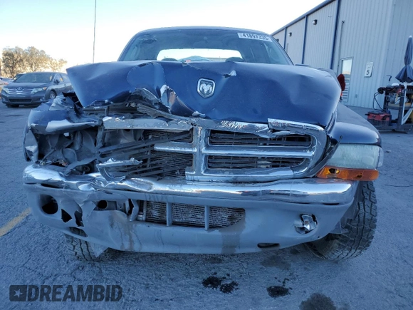 2003 Dodge Dakota SLT with VIN 1D7HL48N93S247579, listed as a Copart auction lot 41897335 with 0 mi miles and Salvage Title. Bid and sale history available at carsss.com. Image 5.