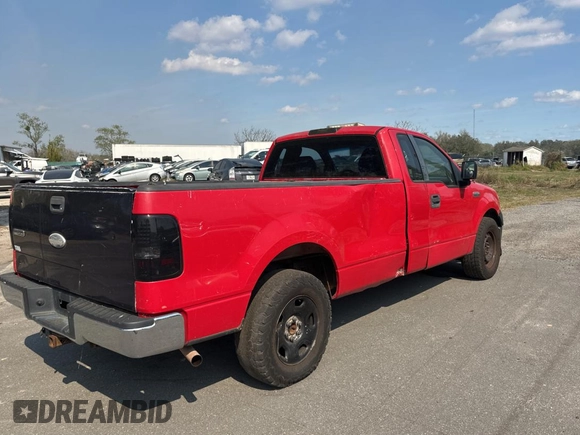 2007 Ford F-150 XL with VIN 1FTRF12W47KB40354, listed as a Copart auction lot 45381115 with 347,761 mi miles and Clean title. Bid and sale history available at DreamBid. Image 4.