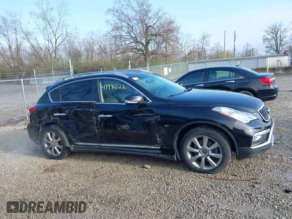 2017 Infiniti QX50 with VIN JN1BJ0RRXHM411985, listed as a IAAI auction lot 41990322 with 75,736 mi miles. Bid and sale history available at carsss.com. Image 14.