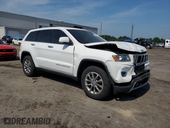 2014 Jeep Grand Cherokee Limited with VIN 1C4RJFBG8EC448154, listed as a Copart auction lot 62416385 with 175,982 mi miles and Salvage title. Bid and sale history available at DreamBid. Image 4.