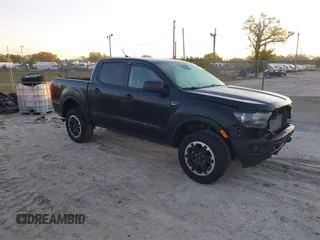 2021 Ford Ranger XL with VIN 1FTER4EH9MLD86021, listed as a IAAI auction lot 41744775 with 71,645 mi miles. Bid and sale history available at carsss.com. Image 1.
