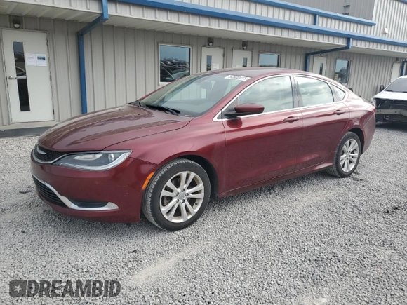 2015 Chrysler 200 Limited with VIN 1C3CCCAB1FN543332, listed as a Copart auction lot 52800655 with 119,613 mi miles and Salvage title. Bid and sale history available at DreamBid. Image 1.