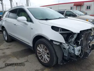2018 Cadillac XT5 FWD with VIN 1GYKNARS3JZ160076, listed as a IAAI auction lot 41923317 with 120,389 mi miles. Bid and sale history available at carsss.com. Image 1.