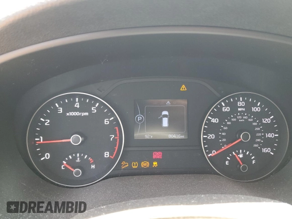 2017 Kia Sportage EX with VIN KNDPNCAC7H7267598, listed as a Copart auction lot 59286135 with 80,416 mi miles and Salvage title. Bid and sale history available at DreamBid. Image 9.