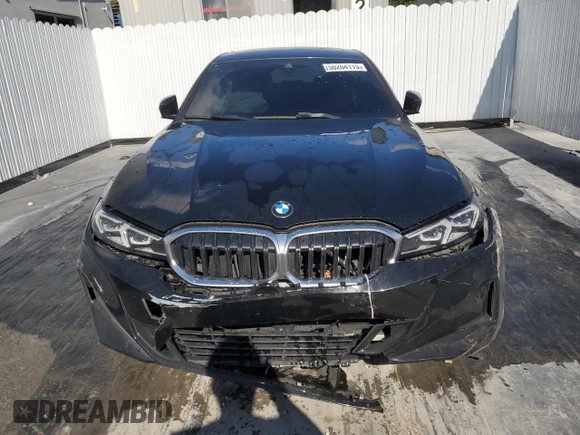 2023 BMW 3 Series 330i with VIN 3MW69FF01P8D51068, listed as a Copart auction lot 55555345 with Not provided miles and Non repairable. Bid and sale history available at DreamBid. Image 5.
