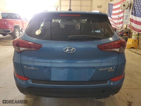 2016 Hyundai Tucson Limited with VIN KM8J3CA25GU047150, listed as a Copart auction lot 50047175 with 117,541 mi miles and Salvage Title. Bid and sale history available at carsss.com. Image 6.