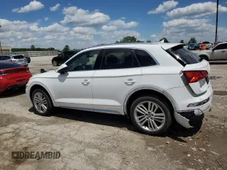 2018 Audi Q5 Premium Plus with VIN WA1BNAFY9J2240760, listed as a Copart auction lot 57845134 with 0 mi miles and Salvage Title. Bid and sale history available at carsss.com. Image 2.