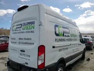 2020 Ford Transit Cargo with VIN 1FTBR1XG9LKB78778, listed as a Copart auction lot 46772515 with 64,396 mi miles and Salvage Title. Bid and sale history available at DreamBid. Image 14.