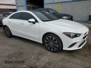 2023 Mercedes-Benz CLA 250 with VIN W1K5J4GB4PN362160, listed as a Copart auction lot 48571955 with 19,245 mi miles and Salvage Title. Bid and sale history available at DreamBid. Image 4.