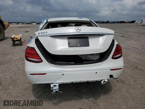 2017 Mercedes-Benz E with VIN WDDZF4JB0HA284884, listed as a Copart auction lot 55317155 with Not Provided miles and Salvage Title. Bid and sale history available at carsss.com. Image 6.
