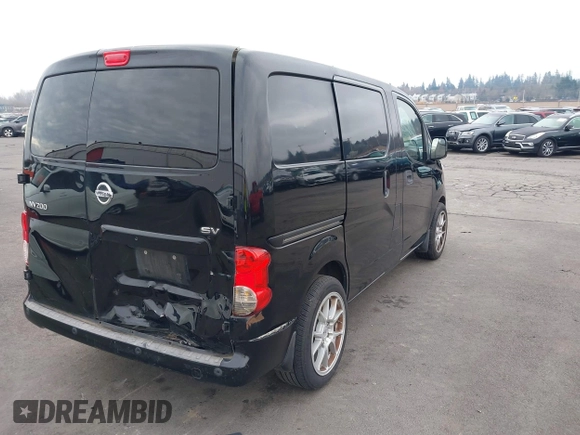 2015 Nissan NV200 S with VIN 3N6CM0KN3FK712950, listed as a IAAI auction lot 41724321 with 117,089 mi miles and . Bid and sale history available at DreamBid. Image 4.