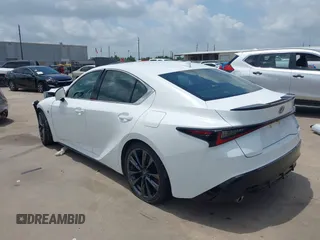 2023 Lexus IS 350 F Sport with VIN JTHGZ1B26P5071871, listed as a IAAI auction lot 42103497 with 16,456 mi miles and . Bid and sale history available at DreamBid. Image 3.