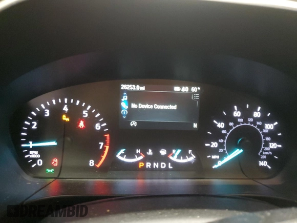 2020 Ford Escape SE with VIN 1FMCU9G65LUB72615, listed as a Copart auction lot 54706065 with 26,253 mi miles and Salvage Title. Bid and sale history available at carsss.com. Image 9.
