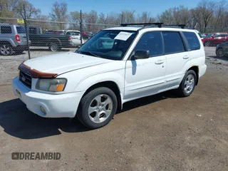 2003 Subaru Forester XS with VIN JF1SG65683H742453, listed as a IAAI auction lot 41972417 with 177,093 mi miles. Bid and sale history available at carsss.com. Image 2.