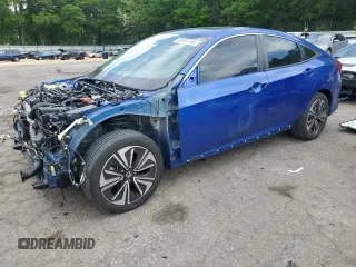 2016 Honda Civic EX-T z VIN 19XFC1F34GE016549, wystawiony jako Copart lot #53488995 z przebiegiem 26 021 mil mil oraz Szkoda całkowita • Salvage title. Historia ofert i sprzedaży dostępna na DreamBid. Obrazek 1.