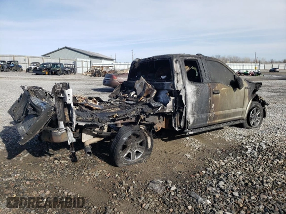 2017 Ford F-150 XL with VIN 1FTFX1EF8HFA34138, listed as a Copart auction lot 48054865 with Not Provided miles and Salvage Title. Bid and sale history available at carsss.com. Image 3.