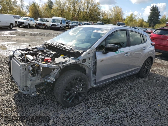 2024 Subaru Impreza RS with VIN JF1GUHHC9R8364552, listed as a Copart auction lot 76031284 with 652 mi miles and Salvage Title. Bid and sale history available at carsss.com. Image 1.