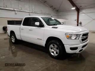 2020 Ram 1500 Big Horn with VIN 1C6RRFBG9LN290053, listed as a Copart auction lot 81837844 with 75,010 mi miles and Clean Title. Bid and sale history available at carsss.com. Image 4.