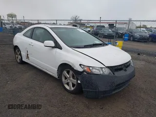 2007 Honda Civic Cpe EX with VIN 2HGFG12897H549704, listed as a IAAI auction lot 42005407 with 116,042 mi miles. Bid and sale history available at carsss.com. Image 1.