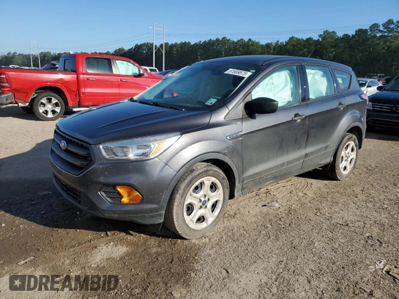 2017 Ford Escape S with VIN 1FMCU0F73HUC92829, listed as a Copart auction lot 61669875 with 100,339 mi miles and Salvage title. Bid and sale history available at DreamBid. Image 1.