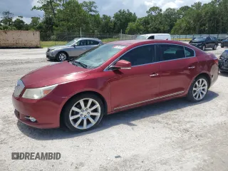 2010 Buick LaCrosse CXS with VIN 1G4GE5EV9AF100321, listed as a Copart auction lot 60787585 with 100,217 mi miles and Salvage title. Bid and sale history available at DreamBid. Image 1.
