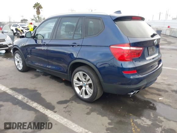 2016 BMW X3 sDrive28i with VIN 5UXWZ7C56G0M83583, listed as a IAAI auction lot 41517534 with 89,611 mi miles and . Bid and sale history available at DreamBid. Image 3.