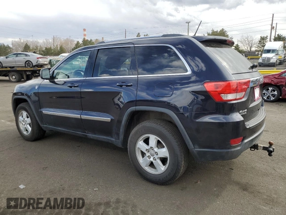 2011 Jeep Grand Cherokee Laredo with VIN 1J4RR4GG8BC660743, listed as a Copart auction lot 46537665 with 75,758 mi miles and Salvage Title. Bid and sale history available at carsss.com. Image 2.