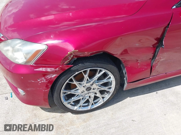 2010 Lexus IS 250 C with VIN JTHFF2C29A2503788, listed as a IAAI auction lot 42538421 with 192,209 mi miles and . Bid and sale history available at DreamBid. Image 6.