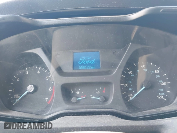 2019 Ford Transit with VIN 1FTBW2XGXKKB14763, listed as a IAAI auction lot 41797636 with 58,122 mi miles and . Bid and sale history available at DreamBid. Image 7.